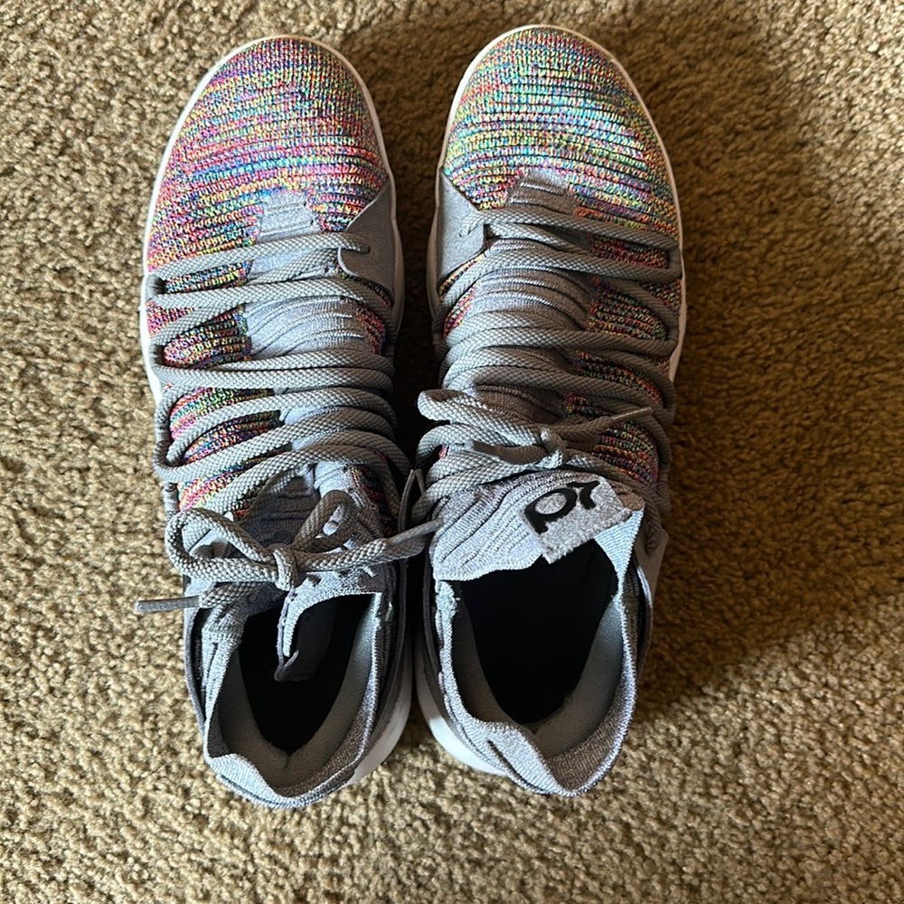 KD 10 Multicolor Basketball Shoes (Men’s Size 12)